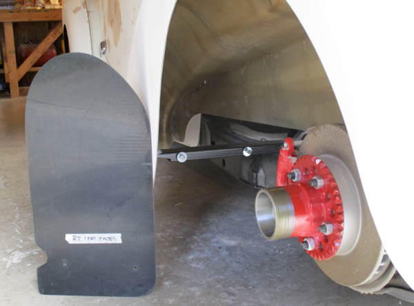 Polypropylene splash shield