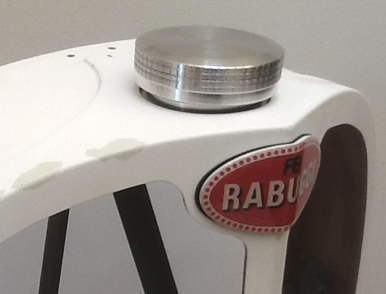 Aluminum faux cap
