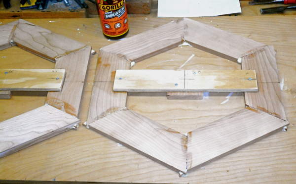 wood with center holder
