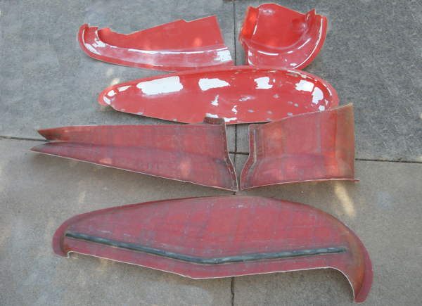 Front fender molds popped off pattern