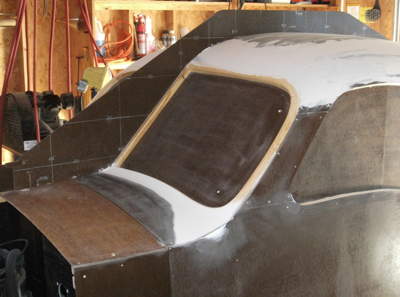 windshield base filling