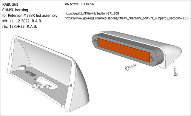 CHMSL 1 - 3D model